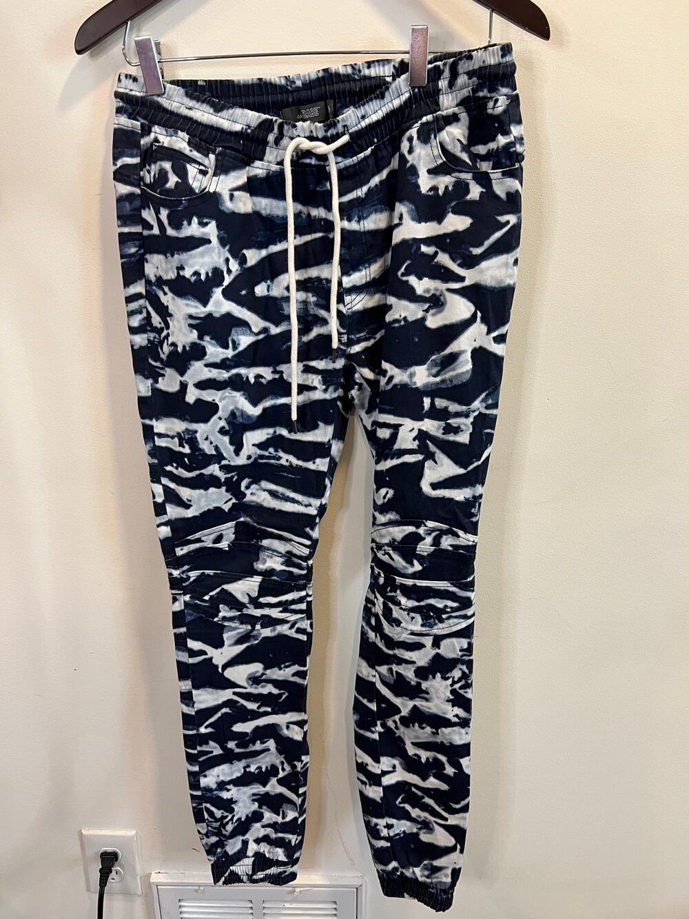 Soho Babe Acid Washed Jogger Pants  - Size M